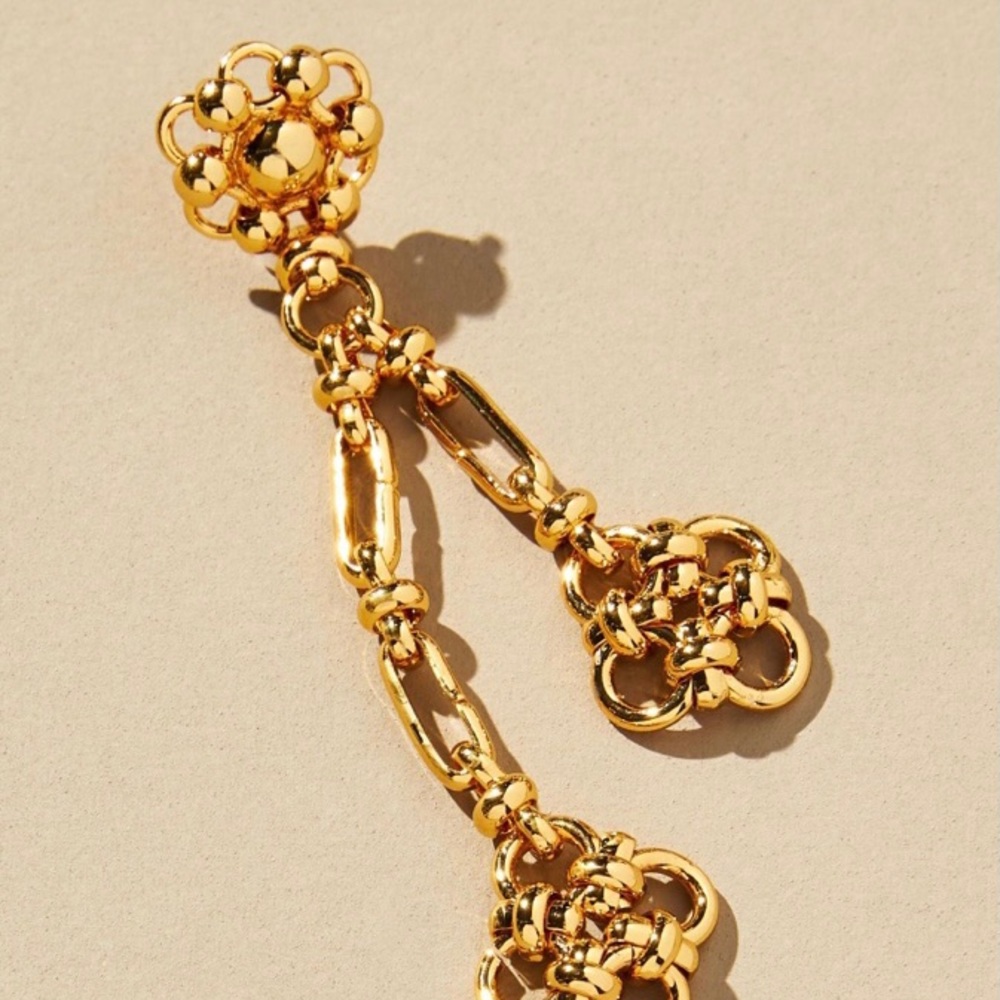 Anthropologie Geometric Drop Earrings